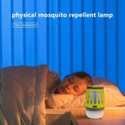 Solar Power Mosquito Killer Outdoor Hanging Camping Anti-insect Insect Killer, Color:Green + Solar Panel