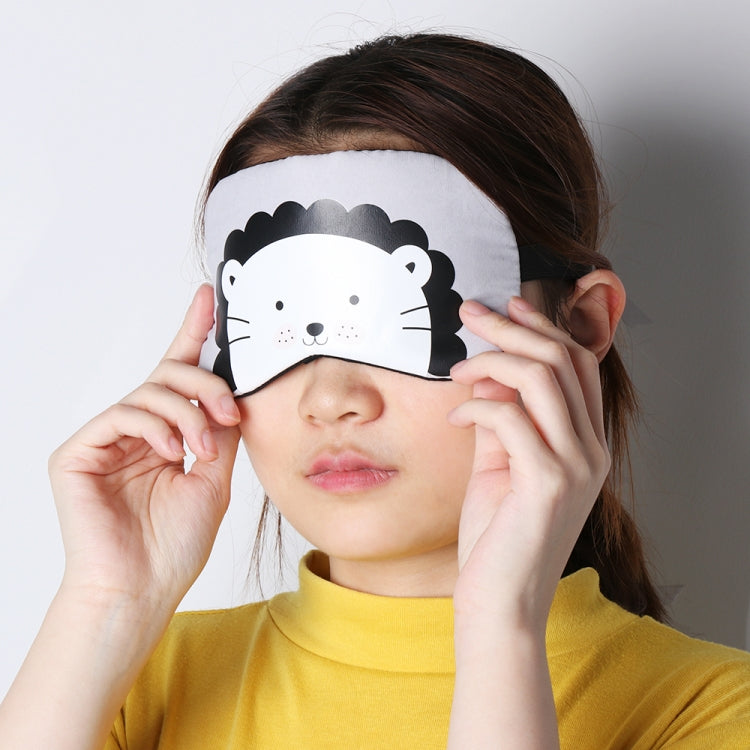 Cartoon Animal Cute Sleep Eye Mask Eyeshade Cover Massage Relax Eye Mask(Dark Blue Chick)