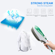 Handheld Garment Steamer Brush Portable Clothes Steam Iron, AU Plug 220V(Blue)