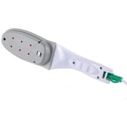 Handheld Garment Steamer Brush Portable Clothes Steam Iron, EU Plug 220V(Green)