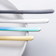 Stainless Steel Creative Cat Claw Coffee Spoon Dessert Cake Spoon, Style:Hollow Cat Claw Spoon, Color:Colorful