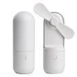 USB Charging Handheld Mini Folding Fan Desktop Fan(White) - Electric Fans by PMC TechLife | Online Shopping South Africa | PMC TechLife | Buy Now Pay Later Mobicred
