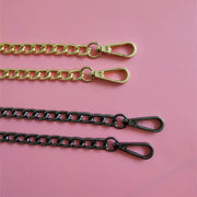 Women Bag PU Leather Chain Long Shoulder Strap Bag Accessories(Green)