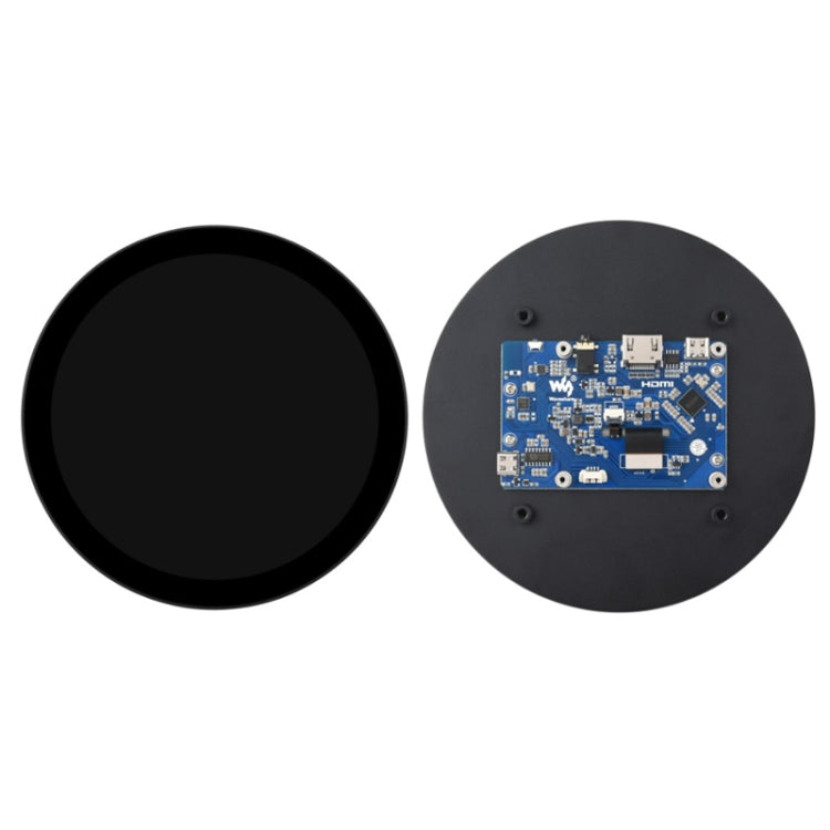 Waveshare 1080x1080 IPS Optically Bonded 5-Inch HDMI Circular 10-Point Touch Screen(24369)