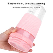 Portable USB Rechargeable Mini Household Electric Fruit Juicer(Pink)