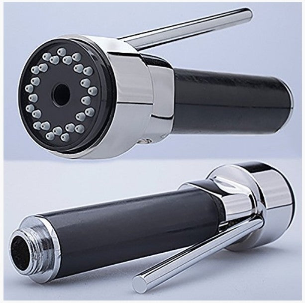 Kitchen Sink Chrome Faucet Nozzle Replacement Head Hand-held ABS Sprinkler