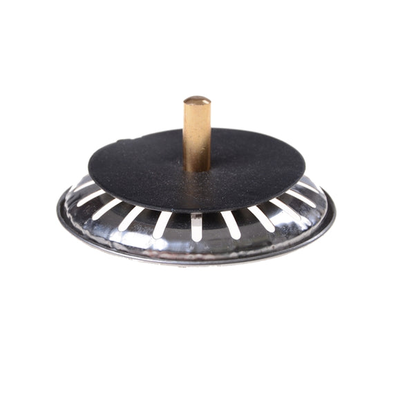 Stainless Steel Bathroom Kitchen Sink Strainer Flume Cover