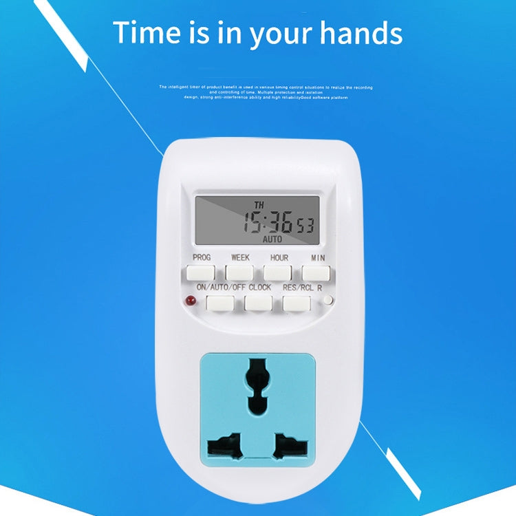 AL-06  220-240V  Digital Timer  Switch Socket, EU Plug