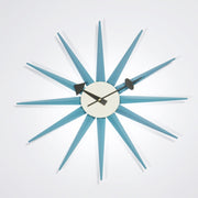 48cm Simple Modern Sun Clock Creative Home Accessories Wall Clock(Blue Pole)
