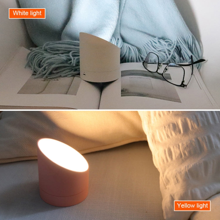 Simple Home Creative Multi-function Charging Stepless Dimming Alarm Clock Night Light(Pink)