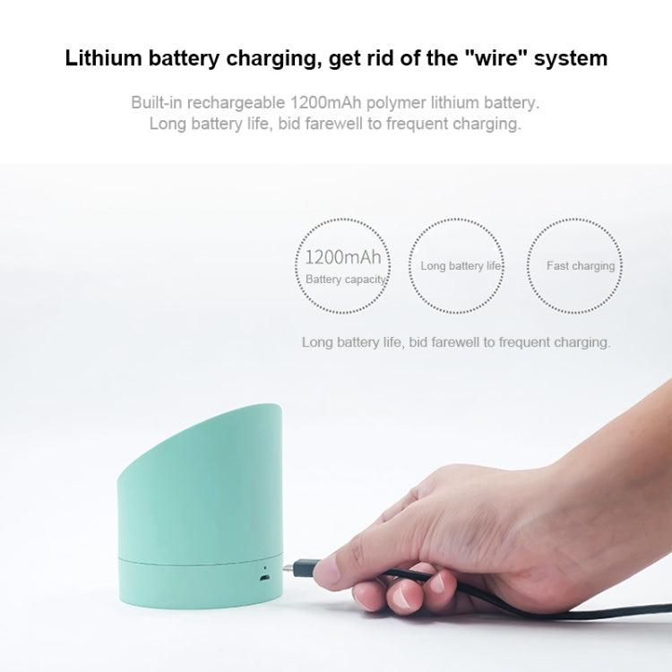 Simple Home Creative Multi-function Charging Stepless Dimming Alarm Clock Night Light(Gray)