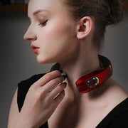 Cervical Vertebra Massager Charging Intelligent Pulse Physiotherapy Instrument Electromagnetic Vibration Neck Protector, Colour:Black