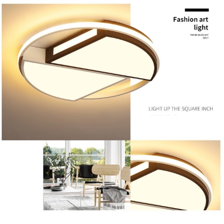 Simple Modern Bedroom Ceiling Lamp Creative Room Study Light, Diameter:50cm(Warm Light)