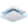 Central Air Conditioning Wind Shield Wall-Mounted Anti Direct Blowing Windshield, Size:60x60cm(White) - free shipping - PMC TechLife - Order now!