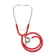Double-sided Stethoscope Single Tube Doctors Nurse Professional Cardiology Stethoscope Aluminium Alloy Chestpiece(Red) - free shipping - PMC TechLife - Order now!