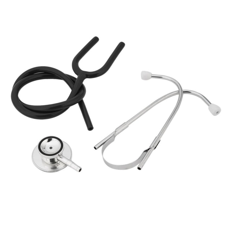 Double-sided Stethoscope Single Tube Doctors Nurse Professional Cardiology Stethoscope Aluminium Alloy Chestpiece(Red)