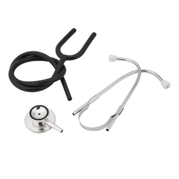 Double-sided Stethoscope Single Tube Doctors Nurse Professional Cardiology Stethoscope Aluminium Alloy Chestpiece(Red)