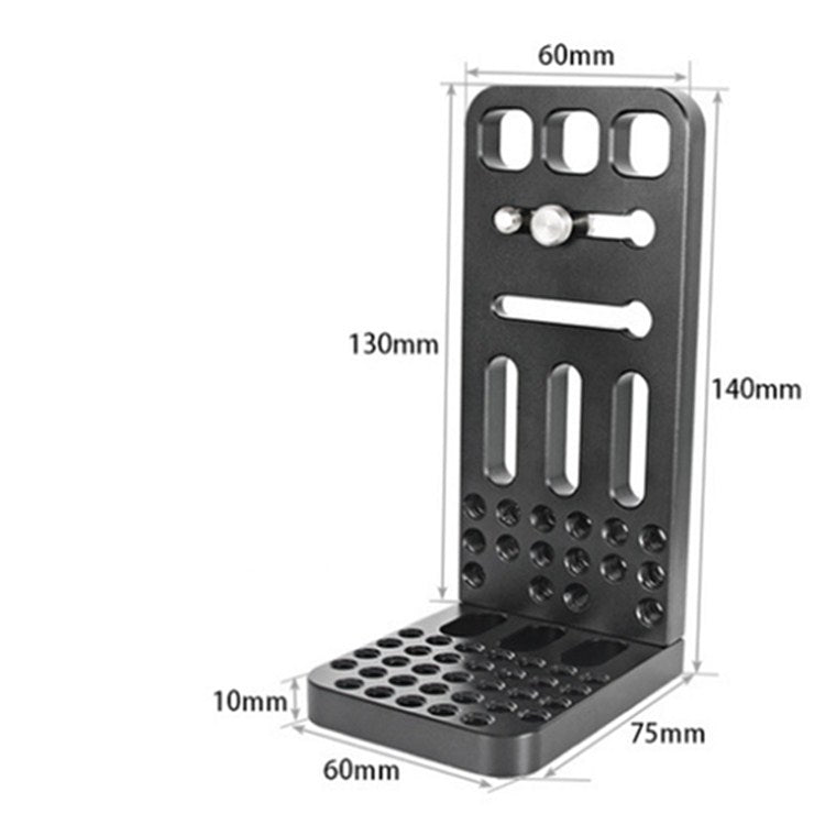 BEXIN L130A Vertical Shoot Quick Release L Plate Bracket 1/4 inch Screw Holes Base Holder