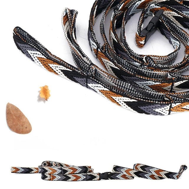 Outdoor Camping Tent Storage Lanyard Lengthened Bundled Clothesline(Black)