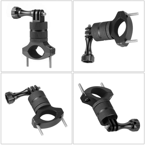 Aluminum Alloy Bicycle Mounting Bracket Bicycle Clip For Action Camera(Red)