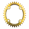 MOTSUV Narrow Wide Chainring MTB  Bicycle 104BCD Tooth Plate Parts(Yellow) - Bicycle Brake Parts by MOTSUV | Online Shopping South Africa | PMC TechLife | Buy Now Pay Later Mobicred