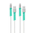 Spiral Style Silicone Data Cable Protective Cover Anti-wire Break Winder(Blue) - Cable Organizer by PMC TechLife | Online Shopping South Africa | PMC TechLife | Buy Now Pay Later Mobicred