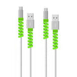 Spiral Style Silicone Data Cable Protective Cover Anti-wire Break Winder(Green) - Cable Organizer by PMC TechLife | Online Shopping South Africa | PMC TechLife | Buy Now Pay Later Mobicred