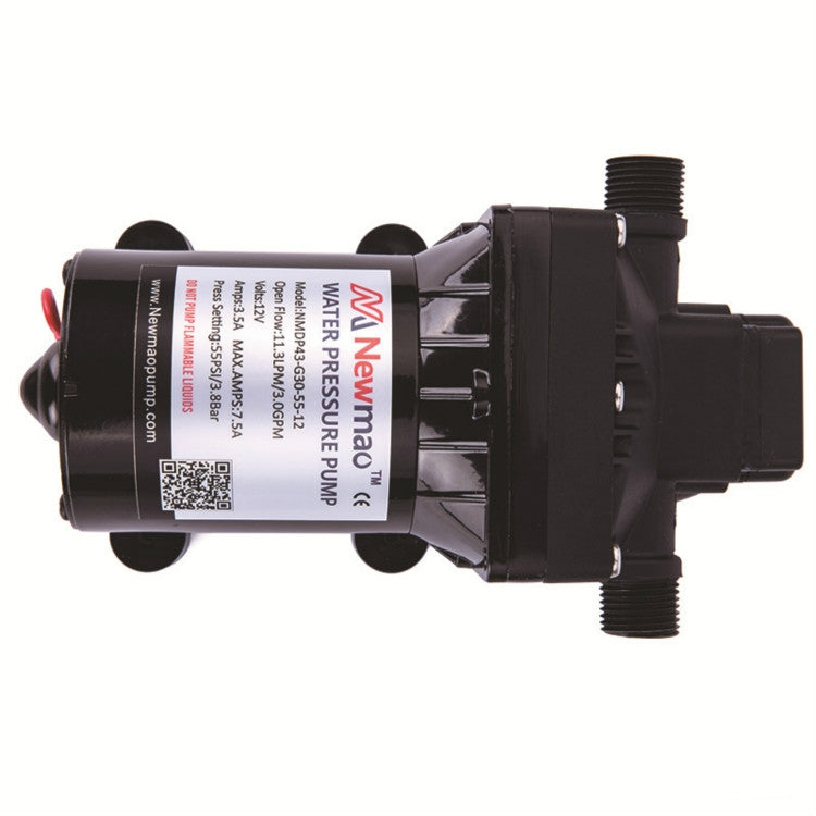 Newmao Reciprocating Diaphragm Pump DC Small Water Pump, EU Plug(DC 12V)