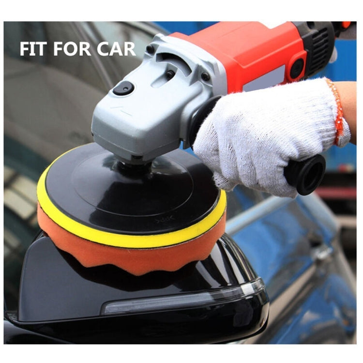 7 in 1 Buffing Pad Set Thread Auto Car Polishing Pad Kit for Car Polisher, Size:6 inch