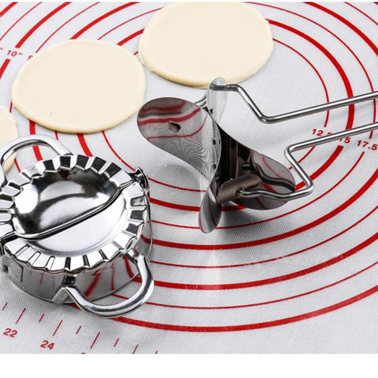 Stainless Steel Dumpling Maker Dough Cutter Dumpling Mould Kitchen Accessories Pastry Tools, Specification:7.3 Dumplings Round knife