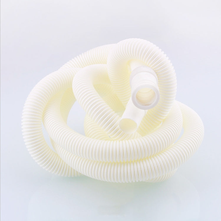 18mm Diameter Plastic Drain Pipe Water Outlet Extension Hose with Clamp for Semi-automatic Washing Machine / Air Conditioner, Size:5m  Length