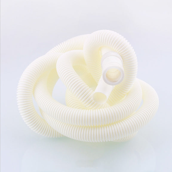 18mm Diameter Plastic Drain Pipe Water Outlet Extension Hose with Clamp for Semi-automatic Washing Machine / Air Conditioner, Size:5m  Length