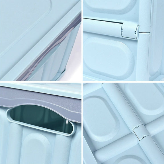 Car Trunk Storage Box Foldable Car Plastic Storage Box, Size:S(Black)