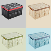 Car Trunk Storage Box Foldable Car Plastic Storage Box, Size:S(Black)
