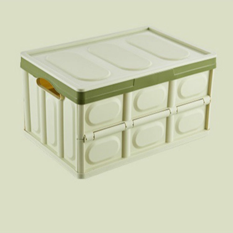 Car Trunk Storage Box Foldable Car Plastic Storage Box, Size:S(Green)
