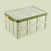 Car Trunk Storage Box Foldable Car Plastic Storage Box, Size:S(Green)