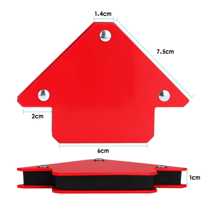 Magnetic Welding Positioner Triangular Strong Magnetic Holder, Size:50 Pounds