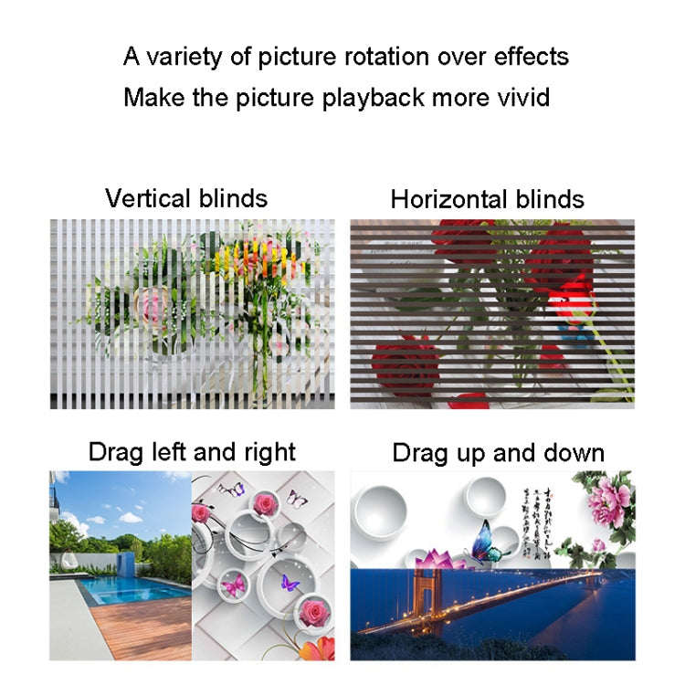 DPF-1201 12 inch 1280x800 Resolution Wall Mounted Advertising Machine LCD Electronic Photo Frame, Plug:UK Plug(Black)