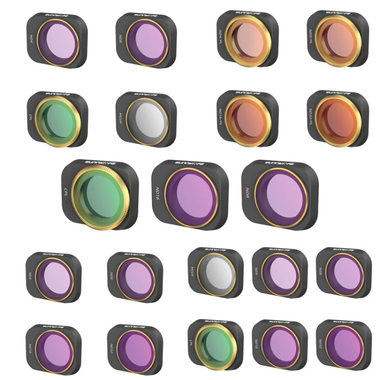 3 PCS / Set CPL+ND8+ND16 Sunnylife MM3-FI411 For Mini 3 Pro Adjustable Filter