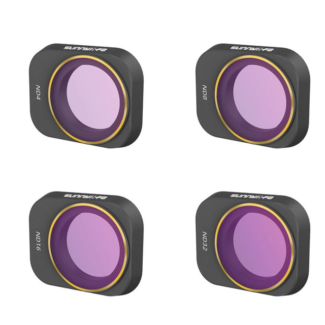 4 PCS / Set ND4+ND8+ND16+ND32 Sunnylife MM3-FI411 For Mini 3 Pro Adjustable Filter