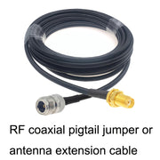SMA Female to N Female RG58 Coaxial Adapter Cable, Cable Length:10m