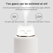 Light Pet Humidifier USB Night Light Home Bedside Lamp Sleep Mute Energy-saving Lamp(Pink Rabbit)