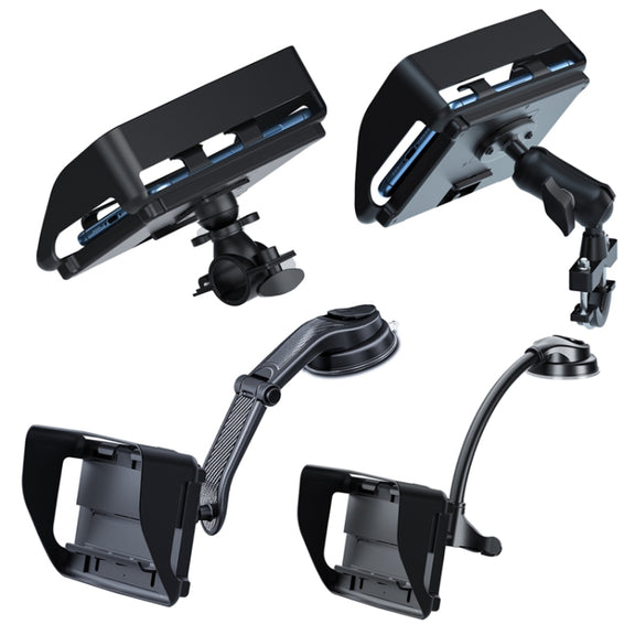 Off-road Car Sun Visor Mobile Phone Navigation Bracket, Style:Universal Adjustment Handle Type