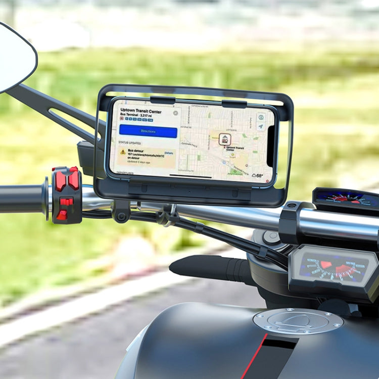 Off-road Car Sun Visor Mobile Phone Navigation Bracket, Style:Universal Adjustment Handle Type