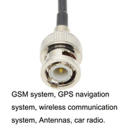 BNC Female To BNC Male RG58 Coaxial Adapter Cable, Cable Length:1m