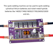 Lead-Acid Battery Version 12V Digital Display DIY Battery Spot Welding Machine Pen Control, Style:10 Square Pen With Case