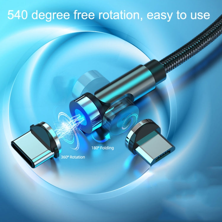 CC56 8Pin Magnetic Interface Dust Plug Rotating Data Charging Cable, Cbale Length: 2m(Red)