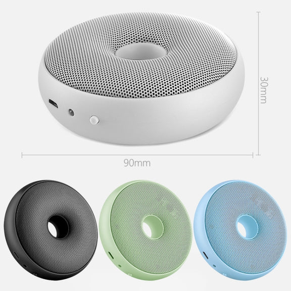 Portable Donut Electric Air Purifier Home Car Anion Ozone Deodorizer(White)