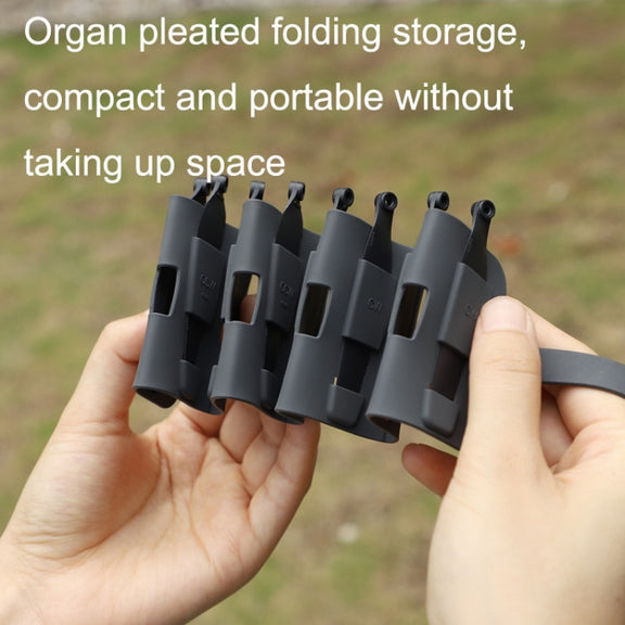 Sunnylife MM3-SN443 For Mini 3 Pro Propeller Blades Silicone Folding Storage Bag(Brown)