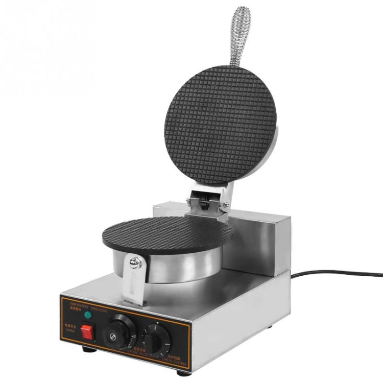 Electric Waffle Maker Egg Roll Maker DIY Ice Cream Cone Machine Crispy Omelet Machine, Plug Type:UK Plug